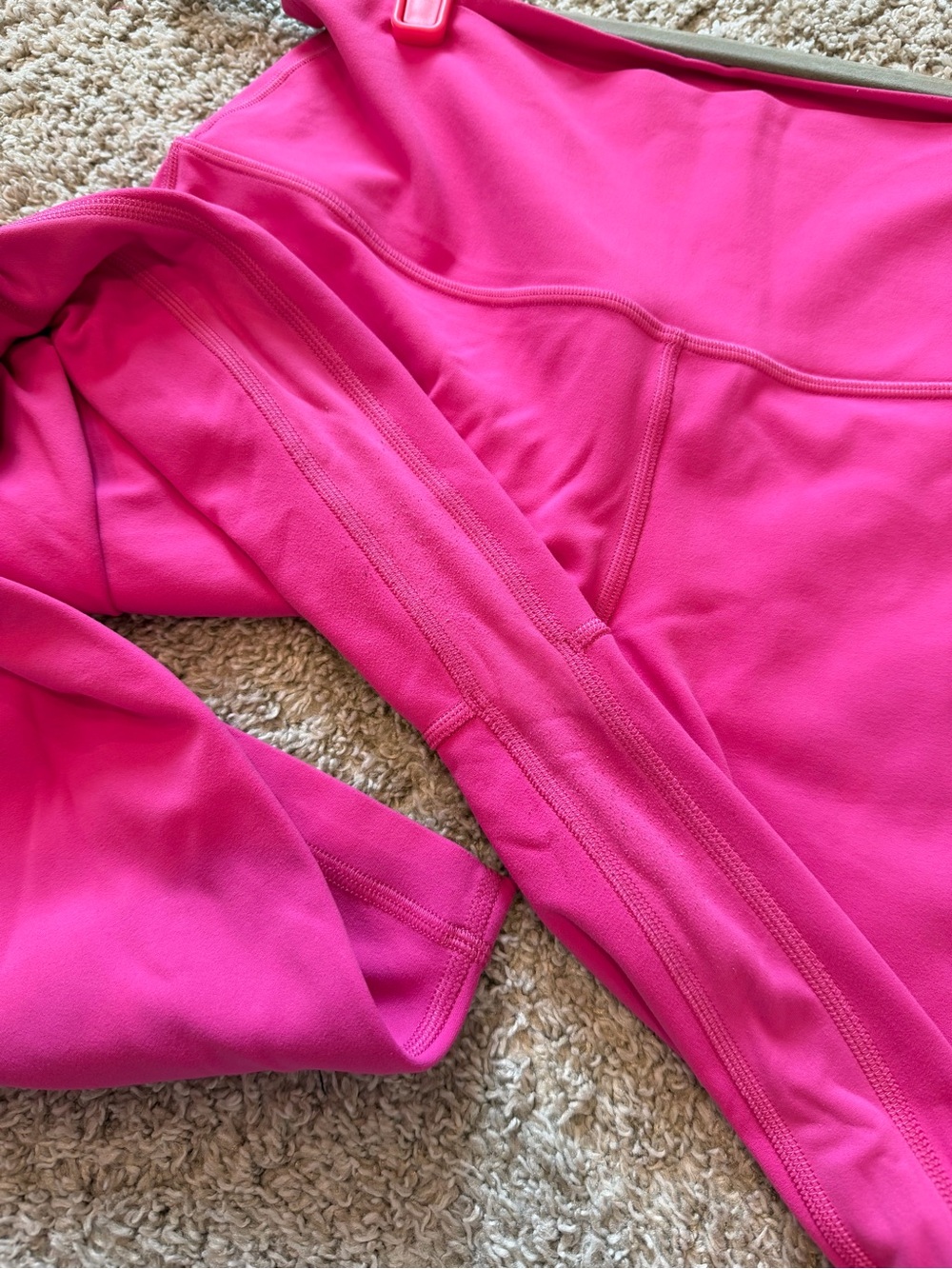 Lululemon Sonic Pink Align High Rise Pant 25" Size 10 - Picture 5 of 5